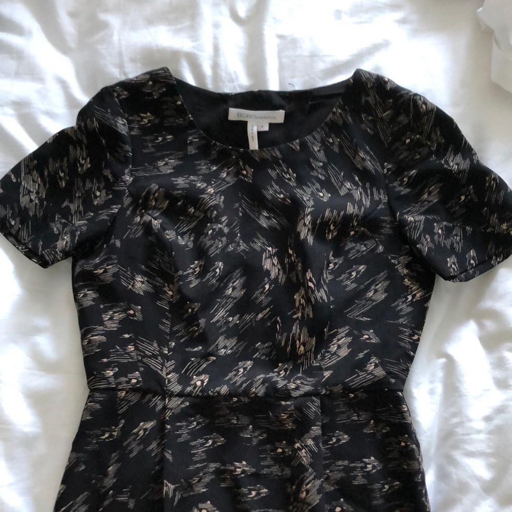 BCBG Black Cut Out Dress